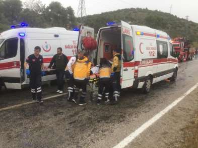 Milas'taki kazada yaralı sayısı 42'ye yükseldi
