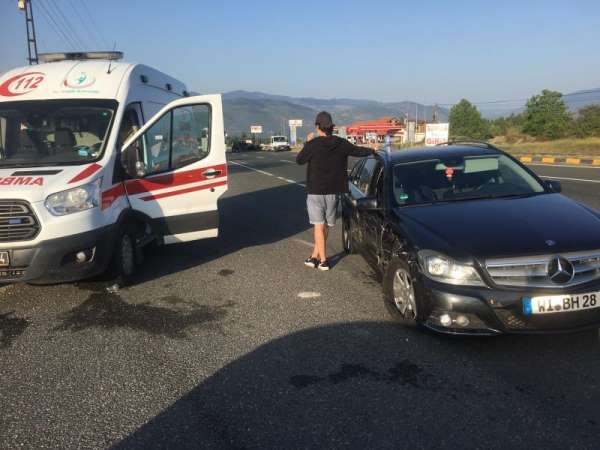 Tosya'da trafik kazası: 3 yaralı 