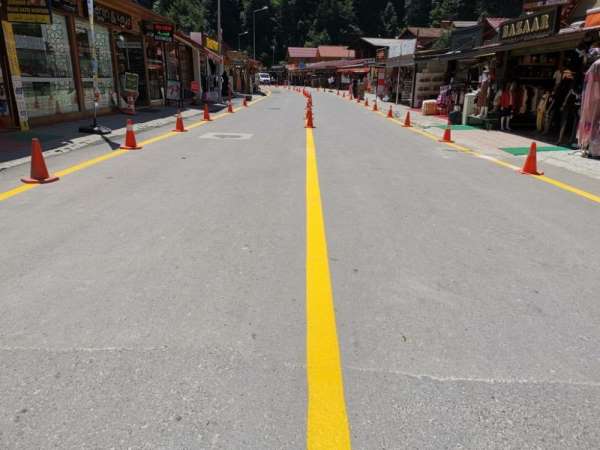 Büyükşehir, yaya öncelikli çalışıyor