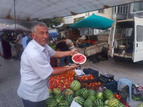 Susuz üretilen yerli karpuza rağbet 
