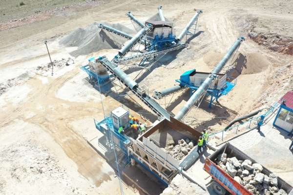 Kocasinan'ın taş ocağı, 470 bin ton mıcır üretimiyle 16 milyon 315 bin TL tasarruf sağladı