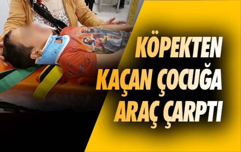 Samsun'da köpekten kaçan çocuğa araç çarptı