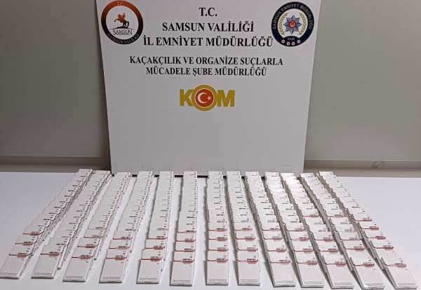 Samsun'da gümrük kaçağı sigara ele geçirildi