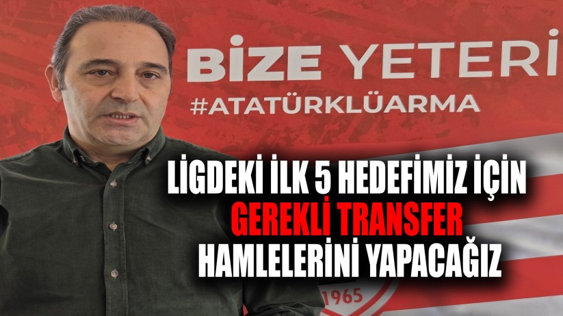 Fuat Çapa: 'Ligdeki ilk 5 hedefimiz için gerekli transfer hamlelerini yapacağız'