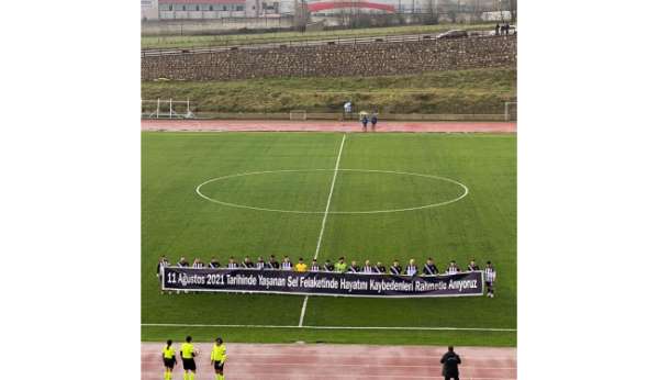 Sinopsporlu futbolcular yaşanan sel felaketini unutturmadı