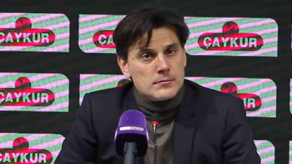 Vincenzo Montella: 'Defansif anlamda mücadele etmek zorunda kaldık'