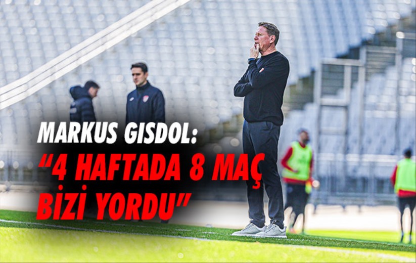 Gisdol: '4 haftada 8 maç bizi biraz yordu'