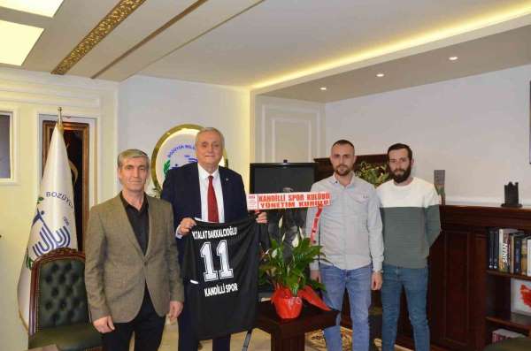 Başkan Bakkalcıoğlu'na Kandilli Spor'dan ziyaret