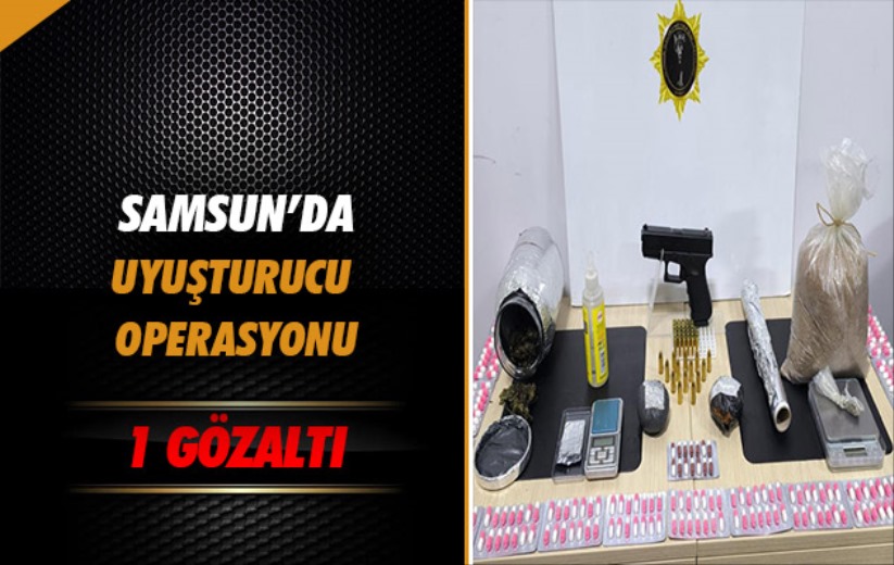 Samsun'da uyuşturucu operasyonu: 1 gözaltı