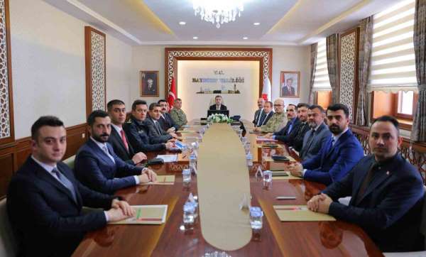 Bayburt'taki terör ve asayiş konuları 'Genişletilmiş İl Güvenlik ve Asayiş Koordinasyon Toplantısında' görüşül