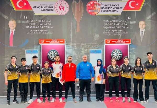 Elazığlı sporcular Türkiye Dart Şampiyonası'ndan başarıyla döndü
