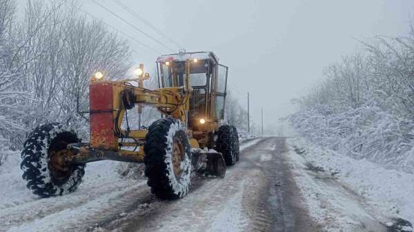 Ordu'nun 19 ilçesinde eğitime kar engeli