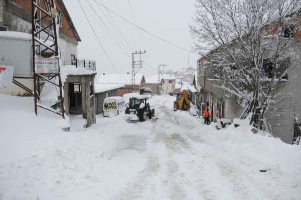 Terme'de kar mesaisi