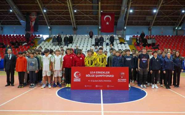 U14 Erkekler Basketbol Bölge Şampiyonası Manisa'da başladı