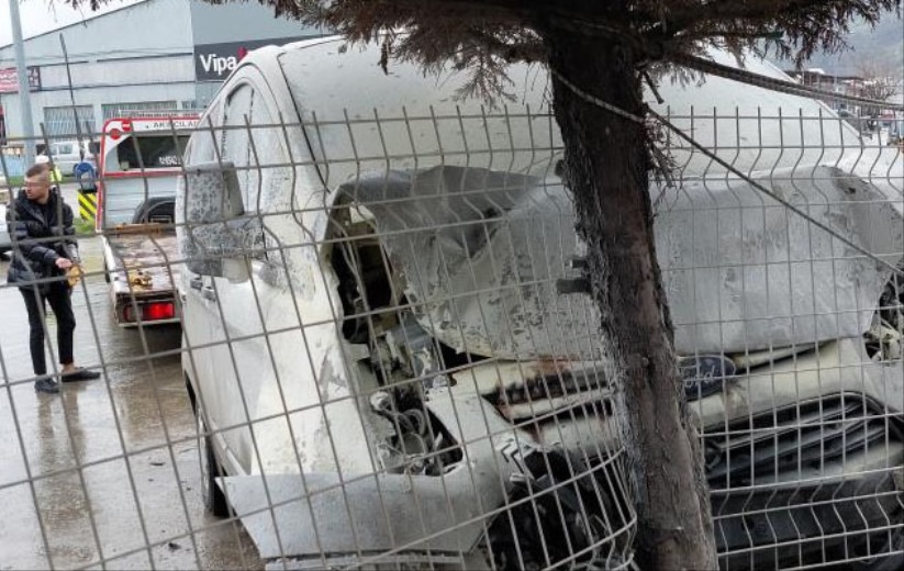 Samsun'da korkunç kaza kamerada