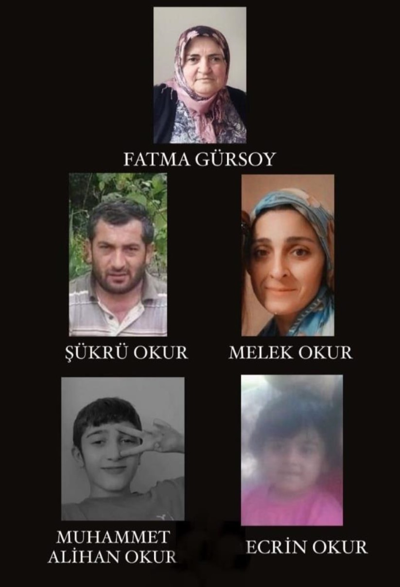 İstanbul'da kazada ölen 5 kişilik aile Samsun'da toprağa verildi