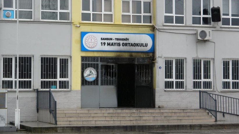 Samsun'da yanan okul 15 gün içinde eğitime hazır hale getirildi