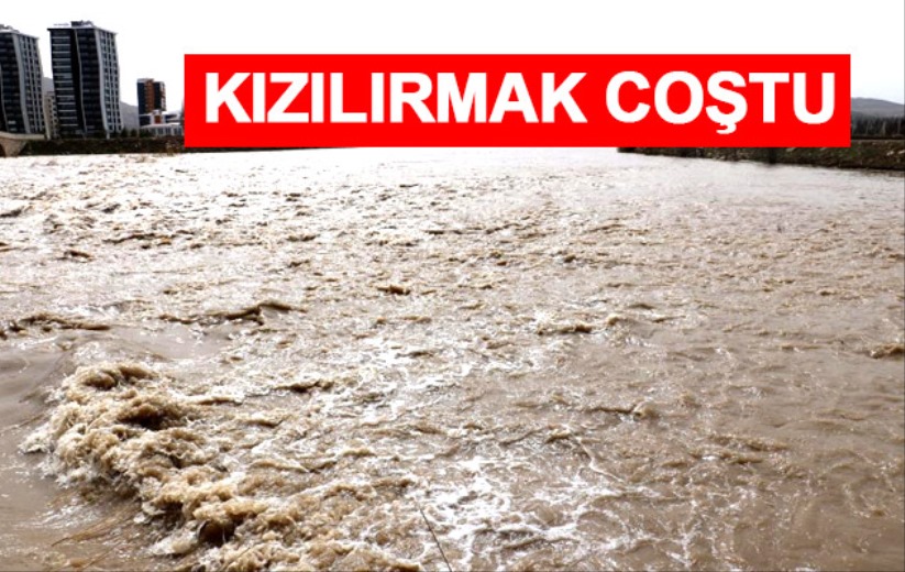Türkiye'nin en uzun nehri eriyen karlarla coştu