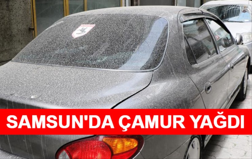 Samsun'da çamur yağdı - Samsun haber