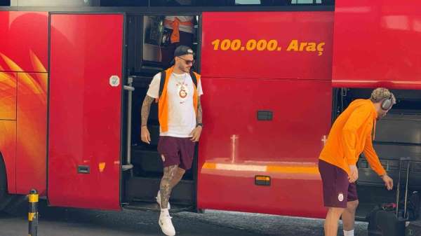 Galatasaray, Süper Kupa maçı için Şanlıurfa'ya gitti