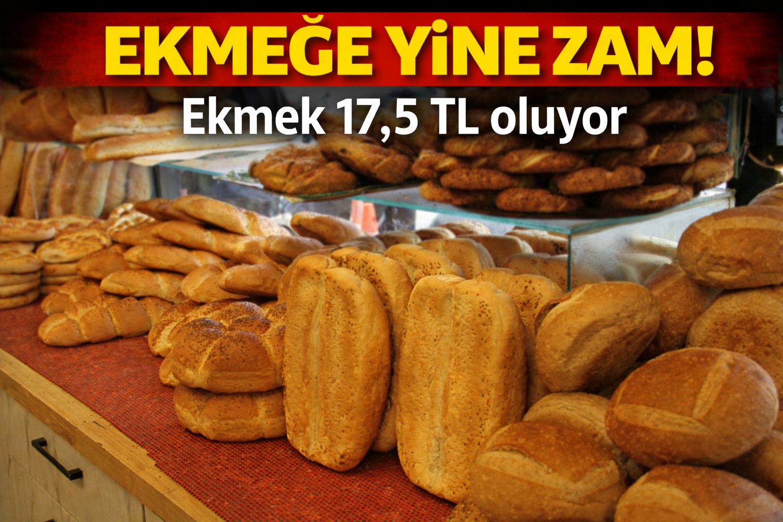 Çarşamba'da ekmek 17,5 TL oluyor