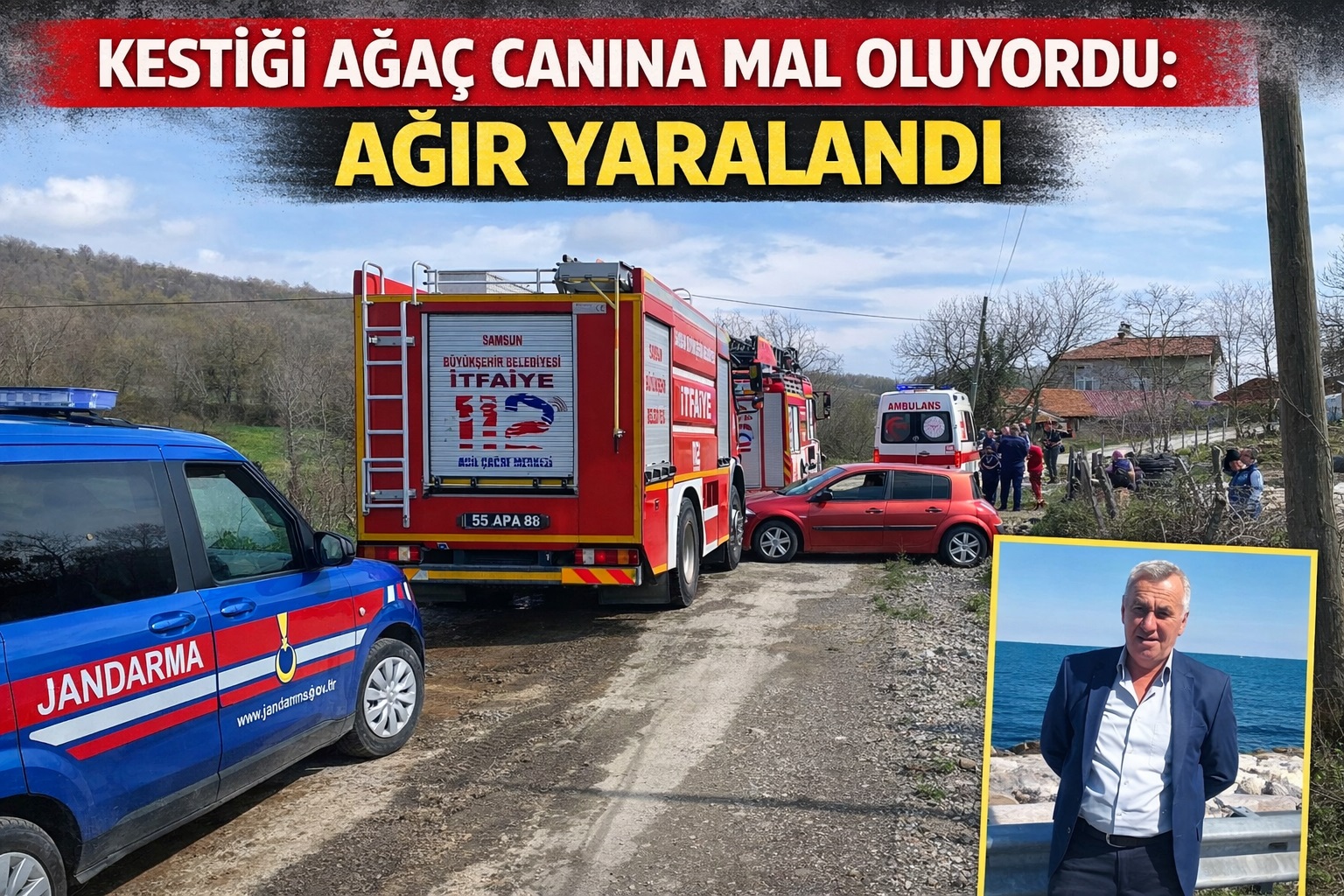 Kestiği ağaç canına mal oluyordu: Ağır yaralandı