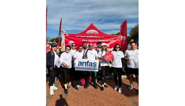 ANFAŞ çalışanları Runtalya'da eğitime destek için koştu