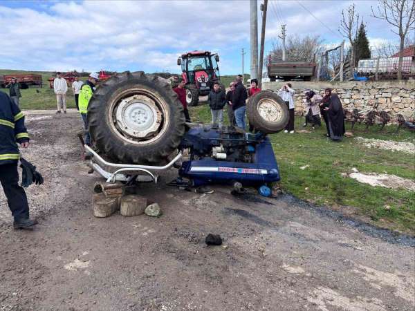 Traktör kazasında 1 kişi hayatını kaybetti