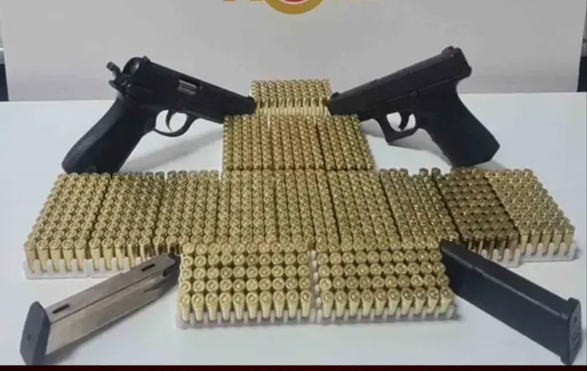 Samsun'da 8 bin 500 Adet Tabanca Fişeği Ele Geçirildi