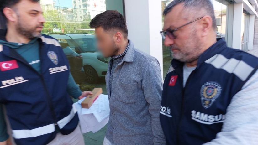 Samsun'da babasını sopa ile darp eden şahıs tutuklandı