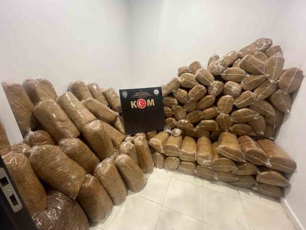 Amasya'da 1 ton 240 kilo kıyılmış tütün ele geçirildi, 1 gözaltı