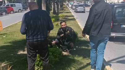 Manavgat'ta motosiklet kazası: 1 yaralı