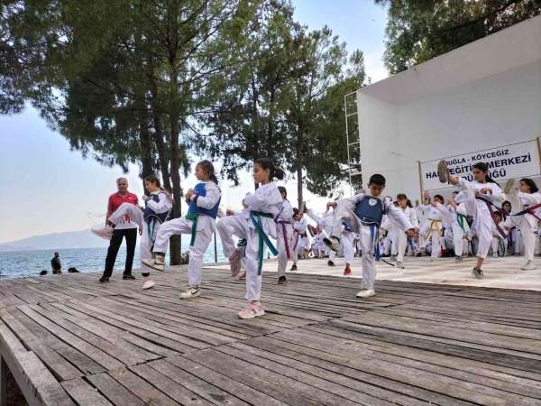 Köyceğiz'de Taekwondocular renkli gösteriler sundu - Muğla haber
