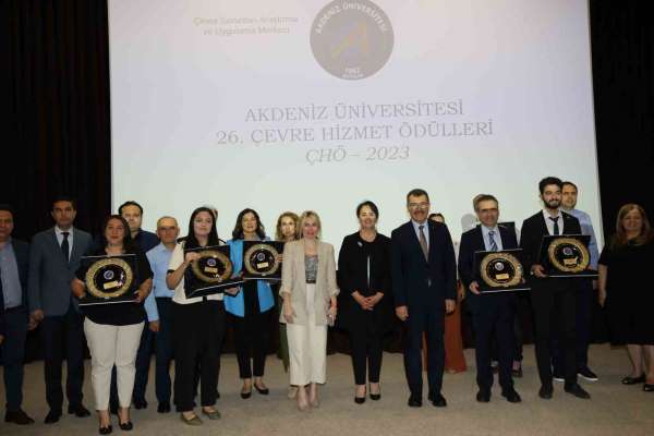 Akdeniz Üniversitesi Çevre Hizmet Ödülleri 26'ncı kez sahiplerini buldu