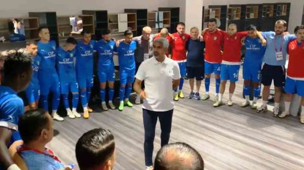 Bodrum FK Teknik Direktörü İsmet Taşdemir'in, final maçındaki motivasyon konuşması damga vurdu