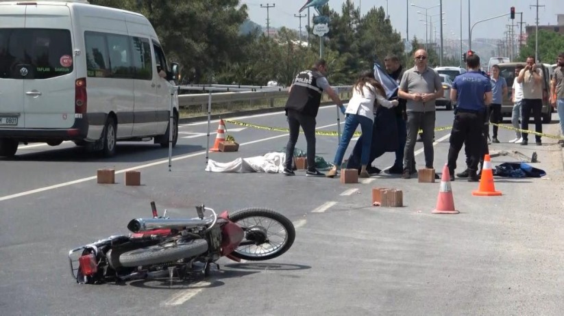 Samsun'da cipin çarptığı motosiklet sürücüsü genç hayatını kaybetti