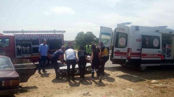 Kırklareli'nde zincirleme kaza: 1 ölü, 3 yaralı