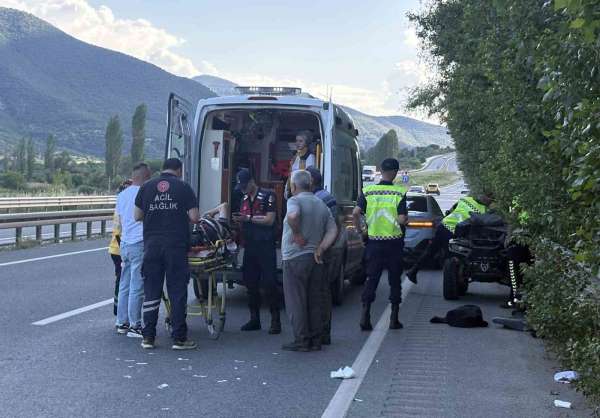 Kastamonu'da ATV kazası: 1 yaralı