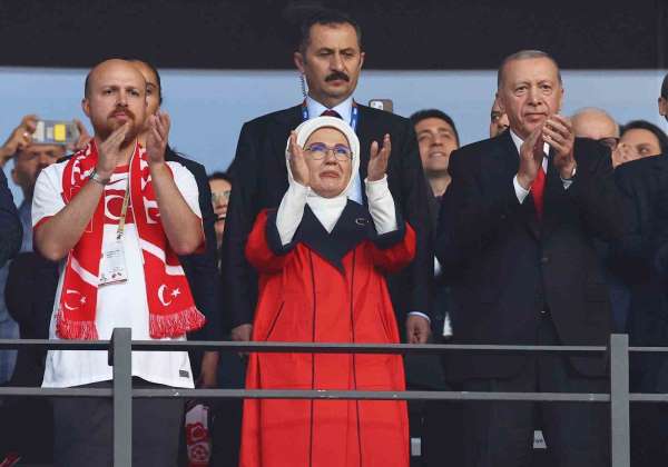 Cumhurbaşkanı Erdoğan, Berlin Olimpiyat Stadyumu'nda