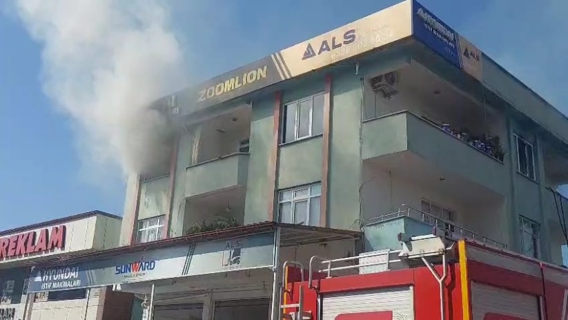 Samsun'da yangında yabancı uyruklu şahıs ağır yaralandı