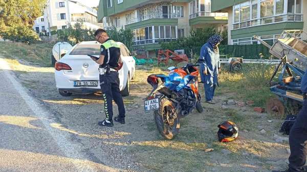 Erdek'te motosiklet kazası: 1 yaralı