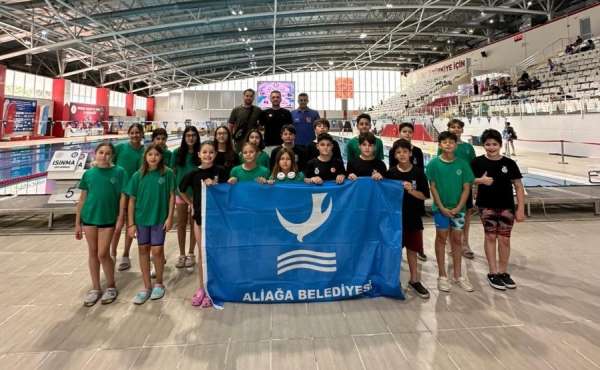 Aliağalı yüzücülerden Samsun'da önemli başarı