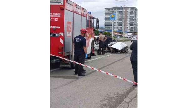 Giresun'da trafik kazası: 1 ölü, 1 yaralı