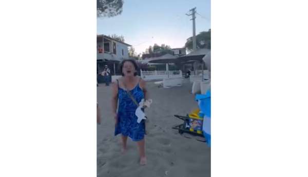 Plajda sözlü saldırıda bulunmuştu, tutuklama talebiyle adliyeye sevk edildi
