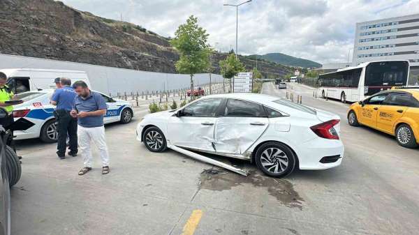 Samsun Şehir Hastanesi yerleşkesinde kaza: 1 yaralı
