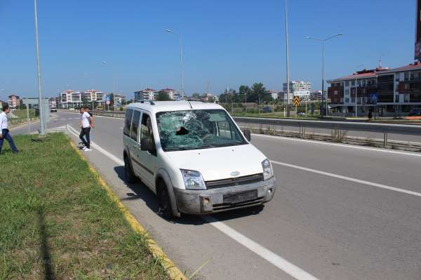 Hafif ticari aracın çarptığı bisikletli çocuk yaralandı