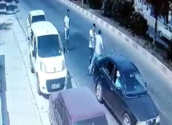 Trafikte bıçaklı saldırı girişimi - Mersin haber