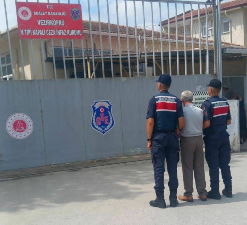 Samsun'da 6 yıl 15 gün hapis cezası bulunan şahıs yakalandı