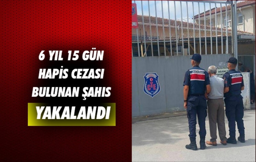 Samsun'da 6 yıl 15 gün hapis cezası bulunan şahıs yakalandı