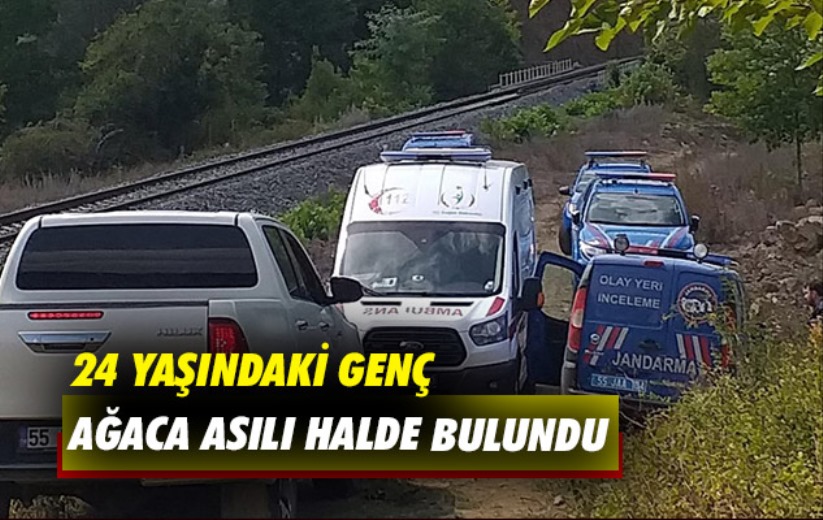 Samsun'da 24 yaşındaki genç ağaca asılı halde bulundu